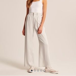 Tailored Wide Leg Pant Trousers